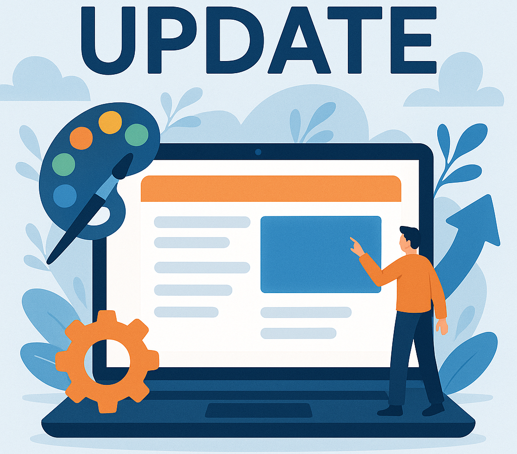 Neuer Webseiten Look