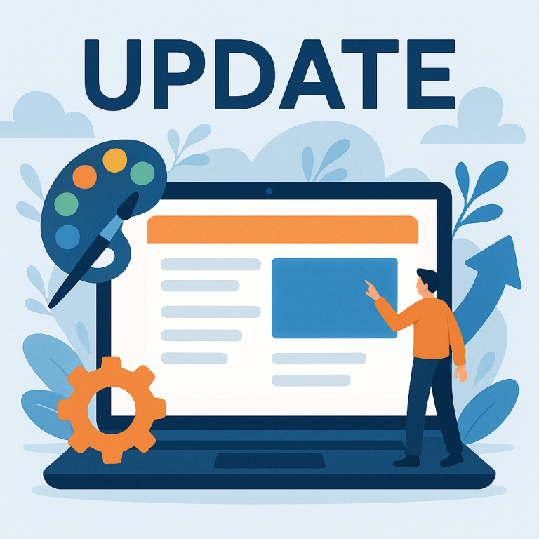 Neuer Webseiten Look