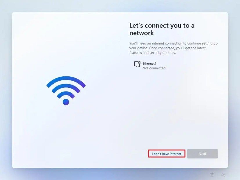 How to bypass internet connection to install Windows 11 - Pureinfotech